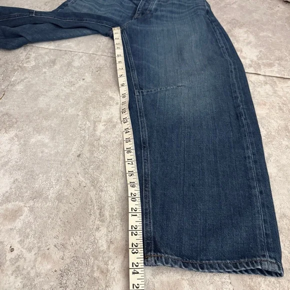 Madewell Petite Darted Barrel-Leg Jeans Softdrape Edition Medium Wash Size 27 P - Picture 9 of 12